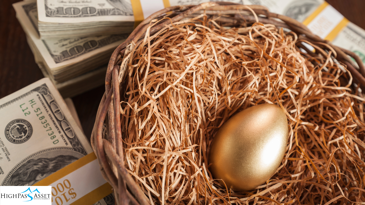 Picture of a retirement nest egg