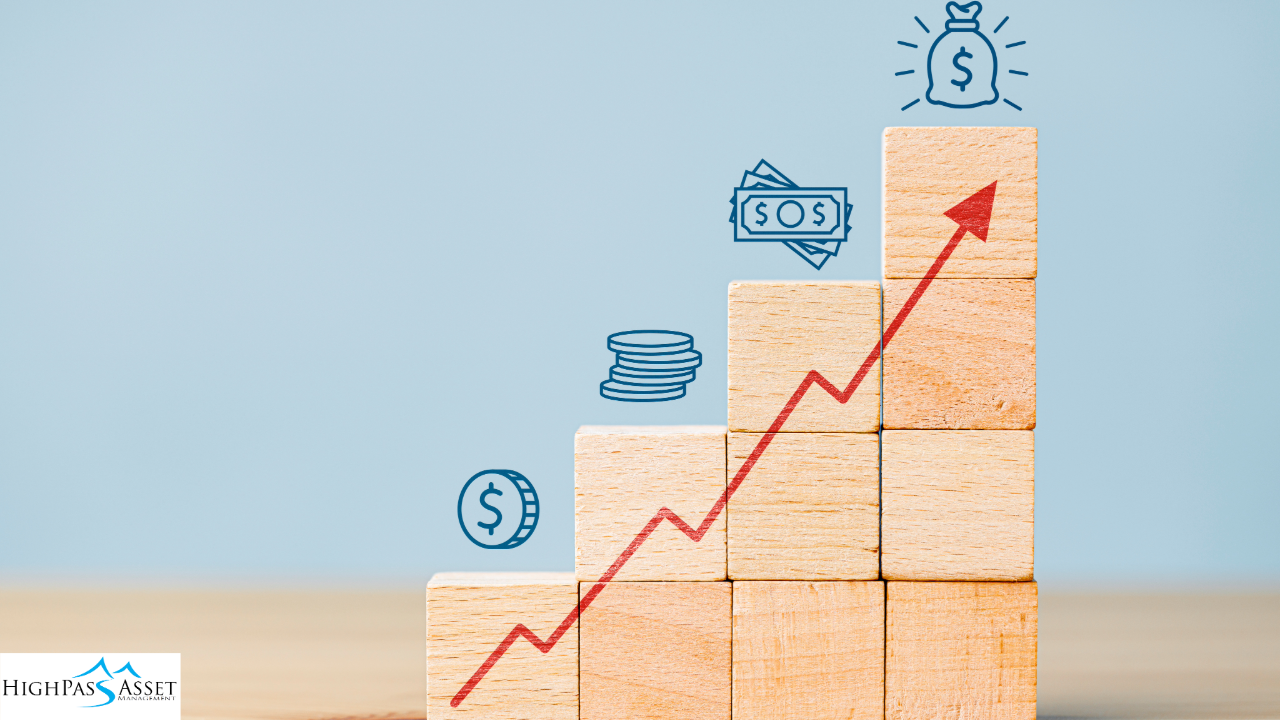 SGOV vs CDs. Graph with money meant to convey accumulating interest.